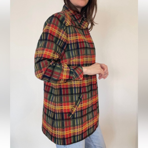 Vintage plaid jacket / size 10 medium - Picture 10 of 15